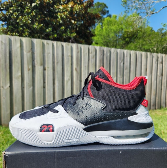 Jordan Other - Size 14 - Jordan Stay Loyal 2 Black White Gym Red
